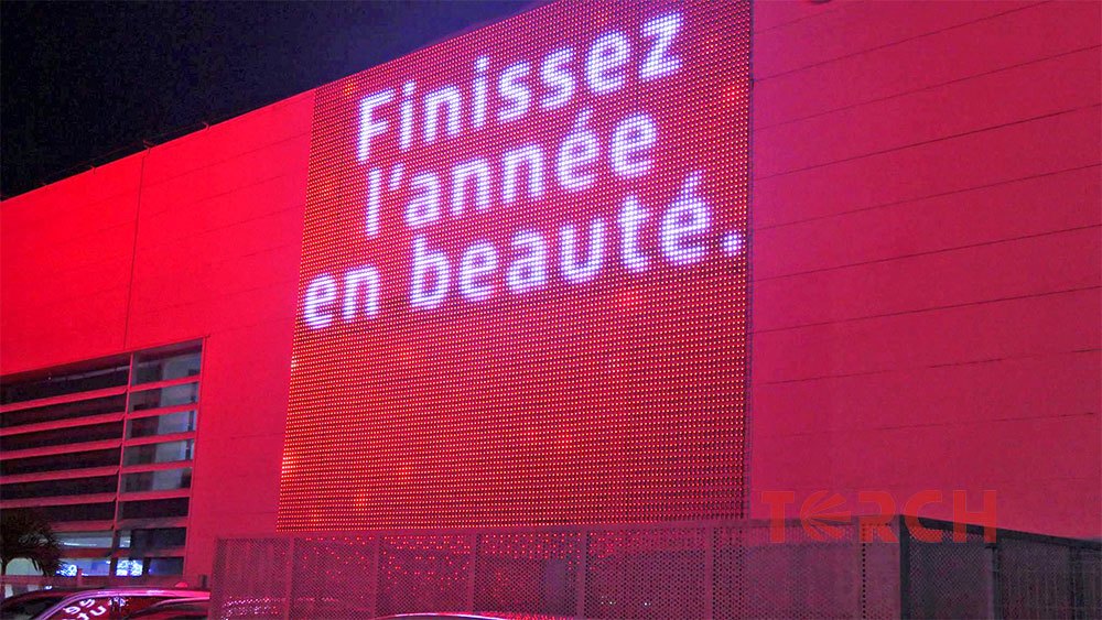 led curtain screen in france